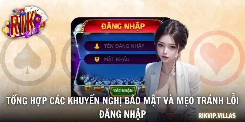 Tổng hợp các khuyến nghị bảo mật và mẹo tránh lỗi đăng nhập